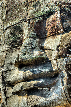 Closeup of Stone Face
