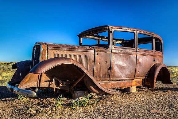 Petrified Forest NP - 1932 Studebaker